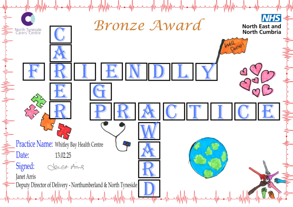 Our Bronze award for excelence